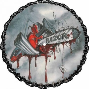 Razor - Violent Restitution (Picture Shape) in der Gruppe VINYL / Hårdrock bei Bengans Skivbutik AB (4120279)