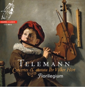 Telemann G P - Concertos & Cantata Ihr Völker Hört in der Gruppe Externt_Lager / Naxoslager bei Bengans Skivbutik AB (4120318)