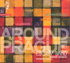 Viktor Ullmann Alois Hába Mirosla - Around Prague in der Gruppe CD bei Bengans Skivbutik AB (4120321)