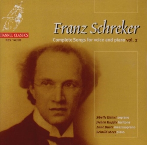 Schreker Franz - Complete Songs For Voice & Piano, V in der Gruppe Externt_Lager / Naxoslager bei Bengans Skivbutik AB (4120363)