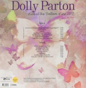 Parton Dolly - Live At The Bottom Line 1977 in der Gruppe Labels /  bei Bengans Skivbutik AB (4127031)