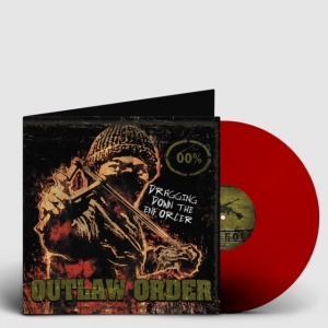 Outlaw Order - Dragging Down The Enforcer (Red) in der Gruppe VINYL bei Bengans Skivbutik AB (4128608)
