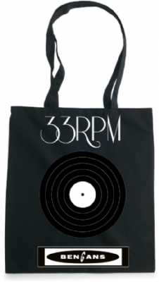 Bengans Tygpåse - 33 Rpm in der Gruppe CDON - Exporterade Artiklar_Manuellt / Merch_CDON_exporterade bei Bengans Skivbutik AB (4128984)