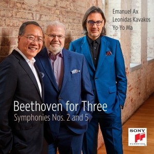 Yo-Yo Ma Leonidas Kavakos & Emanuel Ax - Beethoven For Three: Symphonies Nos. 2 And 5 in der Gruppe Övrigt /  bei Bengans Skivbutik AB (4129429)