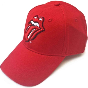 Rolling Stones - Classic Tongue Red Baseball C in der Gruppe MERCHANDISE / Merch / Pop-Rock bei Bengans Skivbutik AB (4130238)