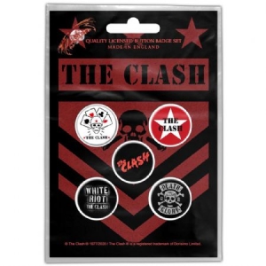 Clash - The Clash Button Badge Pack : London Cal in der Gruppe Merch Neuheiten bei Bengans Skivbutik AB (4130340)