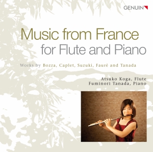 Eugene Bozza Andre Caplet Gabriel - Music From France For Flute & Piano in der Gruppe Externt_Lager / Naxoslager bei Bengans Skivbutik AB (4132876)