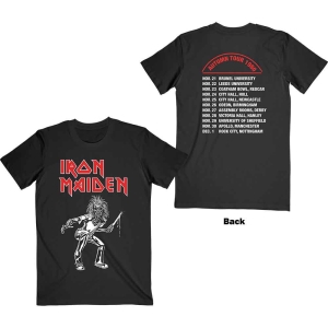Iron Maiden - Autumn Tour 1980 Uni Bl    in der Gruppe MERCH / T-Shirt / Rockoff_Nya April24 bei Bengans Skivbutik AB (4133030r)