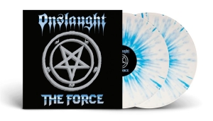 Onslaught - Force (White/Blue Splatter Vinyl 2 in der Gruppe VINYL / Hårdrock bei Bengans Skivbutik AB (4133805)