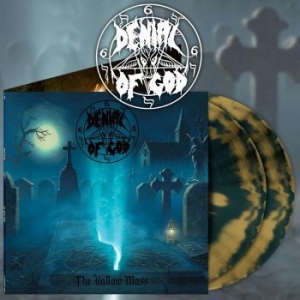 Denial Of God - Hallow Mass The (Sea Blue/Gold 2 Lp in der Gruppe VINYL / Hårdrock/ Heavy metal bei Bengans Skivbutik AB (4135860)