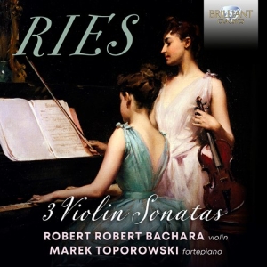 Ries Ferdinand - 3 Violin Sonatas in der Gruppe CD bei Bengans Skivbutik AB (4136320)