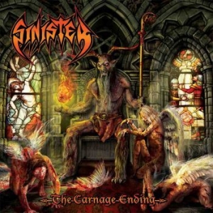 Sinister - Carnage Ending (Clear/Orange/Green in der Gruppe VINYL / Hårdrock bei Bengans Skivbutik AB (4139275)