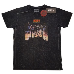 Kiss - Kiss Unisex Snow Wash T-Shirt : Destroye in der Gruppe CDON - Exporterade Artiklar_Manuellt / T-shirts_CDON_Exporterade bei Bengans Skivbutik AB (4140619r)