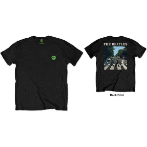 The Beatles - F&B Packaged Abbey Road & Logo Uni Bl    in der Gruppe MERCH / T-Shirt / Rockoff_Nya April24 bei Bengans Skivbutik AB (4141041r)