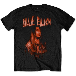 Billie Eilish - Spooky Logo Uni Bl    in der Gruppe MERCH / T-Shirt / Rockoff_Nya April24 bei Bengans Skivbutik AB (4141062r)