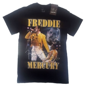 Freddie Mercury - Unisex T-Shirt: Live Homage (XL) in der Gruppe BW-T-shirts bei Bengans Skivbutik AB (4141107)