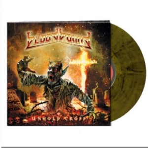 Bloodbound - Unholy Cross (Clear Yellow/Black Ma in der Gruppe Minishops / Bloodbound bei Bengans Skivbutik AB (4141754)