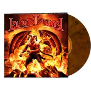 Bloodbound - Stormborn (Clear Orange/Black Marbl in der Gruppe Minishops / Bloodbound bei Bengans Skivbutik AB (4141756)