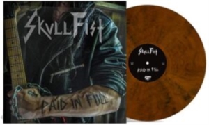 Skull Fist - Paid In Full (Orange/Black Marbled in der Gruppe VINYL / Hårdrock bei Bengans Skivbutik AB (4141783)