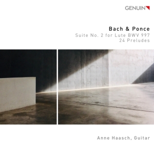 Bach Johann Sebastian Ponce Manu - Bach & Ponce in der Gruppe Externt_Lager / Naxoslager bei Bengans Skivbutik AB (4142835)