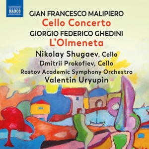Ghedini Giorgio Federico Malipier - Malipiero: Cello Concerto Ghedini: in der Gruppe Externt_Lager / Naxoslager bei Bengans Skivbutik AB (4143324)