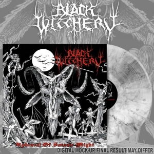 Black Witchery - Upheaval Of Satanic Might (White/Bl in der Gruppe VINYL bei Bengans Skivbutik AB (4143445)