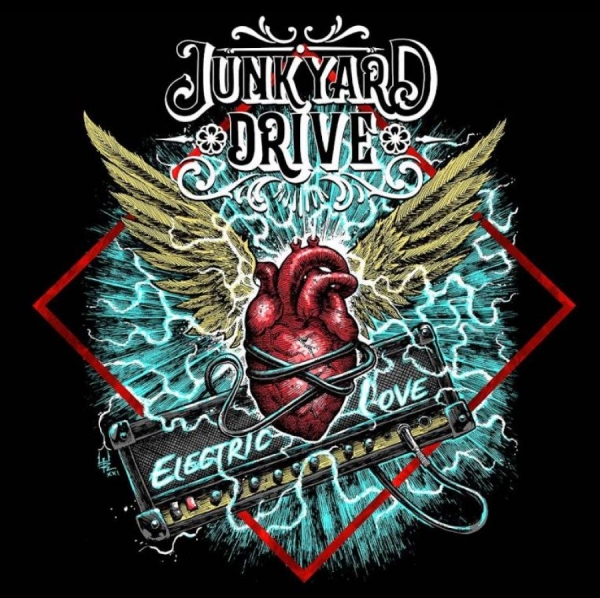 Junkyard Drive - Electric Love (Light Blue) in der Gruppe VINYL / Bestseller bei Bengans Skivbutik AB (4145915)