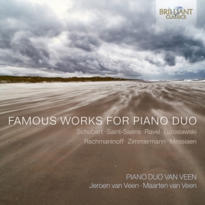 Witold Lutoslawski Olivier Messiae - Famous Works For Piano Duo in der Gruppe Externt_Lager / Naxoslager bei Bengans Skivbutik AB (4145971)