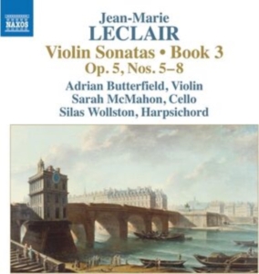Leclair Jean-Marie - Violin Sonatas, Book 3, Op. 5, Nos. in der Gruppe Externt_Lager / Naxoslager bei Bengans Skivbutik AB (4146952)