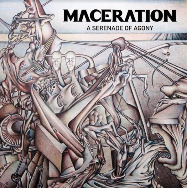Maceration - A Serenade Of Agony (Gold & Black) in der Gruppe VINYL / Bestseller bei Bengans Skivbutik AB (4147826)