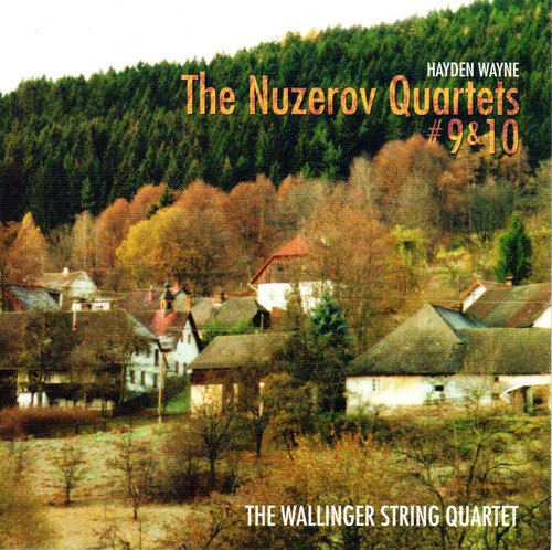 Wayne Hayden & The Wallinger String - Nuzerov Quartets 9 & 10 in der Gruppe CD / Bestseller bei Bengans Skivbutik AB (4150754)