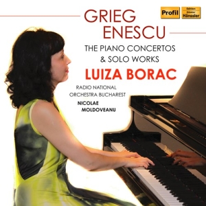 Enescu George Grieg Edvard - Grieg & Enescu: The Piano Concertos in der Gruppe Externt_Lager / Naxoslager bei Bengans Skivbutik AB (4151199)