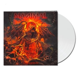 Manimal - Armageddon (White Vinyl Lp) in der Gruppe VINYL / Hårdrock/ Heavy metal bei Bengans Skivbutik AB (4153097)