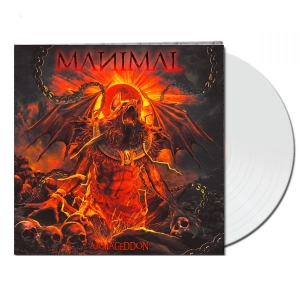Manimal - Armageddon (White Vinyl Lp) in der Gruppe VINYL / Hårdrock,Svensk Musik bei Bengans Skivbutik AB (4153097)
