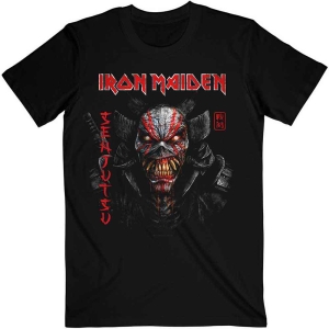 Iron Maiden - Senjutsu Back Cover Vertical Logo Uni Bl in der Gruppe MERCHANDISE / T-shirt / Hårdrock bei Bengans Skivbutik AB (4153293r)