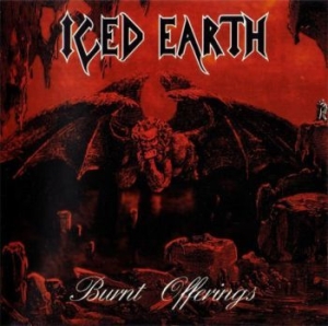Iced Earth - Burnt Offerings (Red/Black Splatter in der Gruppe VINYL / Hårdrock bei Bengans Skivbutik AB (4155885)