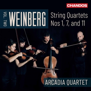 Weinberg Mieczyslaw - String Quartets, Vol. 2 - Nos. 1, 7 in der Gruppe Externt_Lager / Naxoslager bei Bengans Skivbutik AB (4155918)