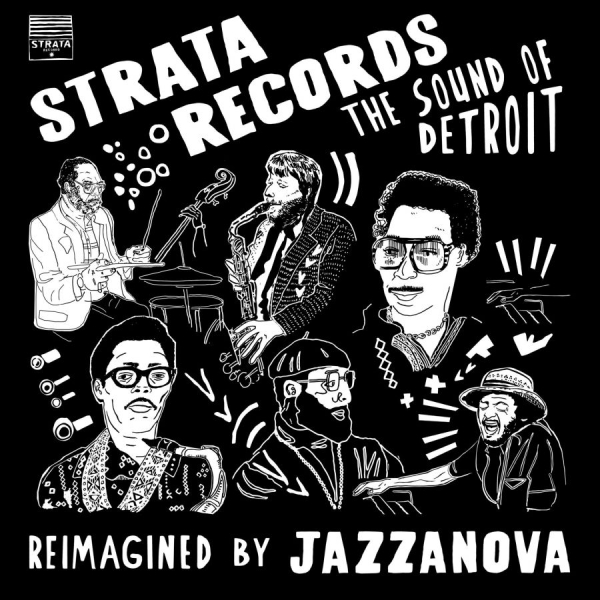 Jazzanova - Strata Records - The Sound Of Detro in der Gruppe VINYL / Bestseller bei Bengans Skivbutik AB (4156295)