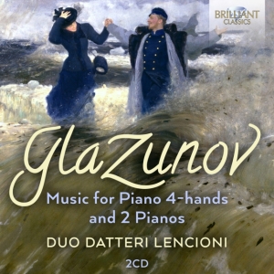 Glazunov Alexander Kostantinovich - Music For Piano 4-Hands & 2 Pianos in der Gruppe CD bei Bengans Skivbutik AB (4156881)