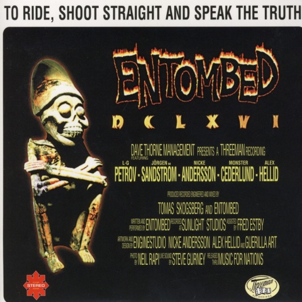 Entombed - To Ride, Shoot Straight And Speak T in der Gruppe VINYL / Hårdrock,Svensk Folkmusik bei Bengans Skivbutik AB (4159640)