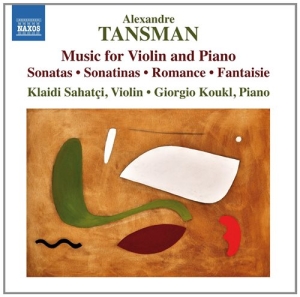 Tansman Alexandre - Tansman: Music For Violin And Piano in der Gruppe Externt_Lager / Naxoslager bei Bengans Skivbutik AB (4162244)