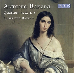 Bazzini Antonio - String Quartets Nos. 2, 4, & 5 in der Gruppe Externt_Lager / Naxoslager bei Bengans Skivbutik AB (4162276)