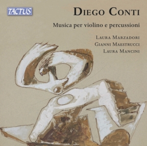 Conti Diego - Musica Per Violino E Percussioni in der Gruppe Externt_Lager / Naxoslager bei Bengans Skivbutik AB (4162277)