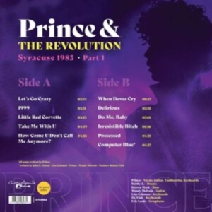 Prince - Syracuse 1985 Part 1 in der Gruppe VINYL / Pop-Rock bei Bengans Skivbutik AB (4163051)