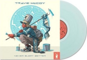 Travie Mccoy - Never Slept Better (Blue Vinyl Lp) in der Gruppe -Start LCV bei Bengans Skivbutik AB (4163178)