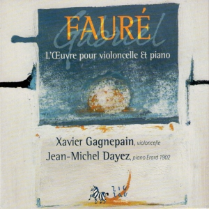 Faure Gabriel - Cello Sonatas in der Gruppe CD bei Bengans Skivbutik AB (4163756)