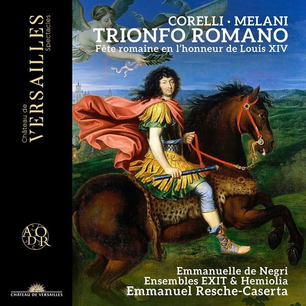 Corelli Arcangelo Lulier Giovann - Corell & Melani: Trionfo Romano in der Gruppe CD / Klassiskt bei Bengans Skivbutik AB (4163970)