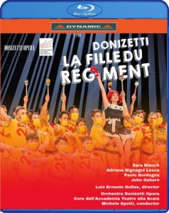 Donizetti Gaetano - La Fille Du Regiment (Bluray) in der Gruppe MUSIK / Musik Blu-Ray / Klassiskt bei Bengans Skivbutik AB (4163987)