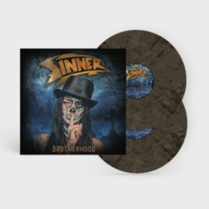 Sinner - Brotherhood (Clear/White/Black Marb in der Gruppe VINYL / Hårdrock bei Bengans Skivbutik AB (4165613)