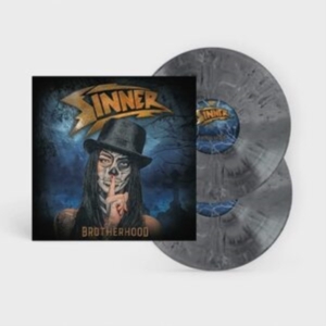 Sinner - Brotherhood (White/Black Vinyl) in der Gruppe VINYL / Hårdrock bei Bengans Skivbutik AB (4165616)